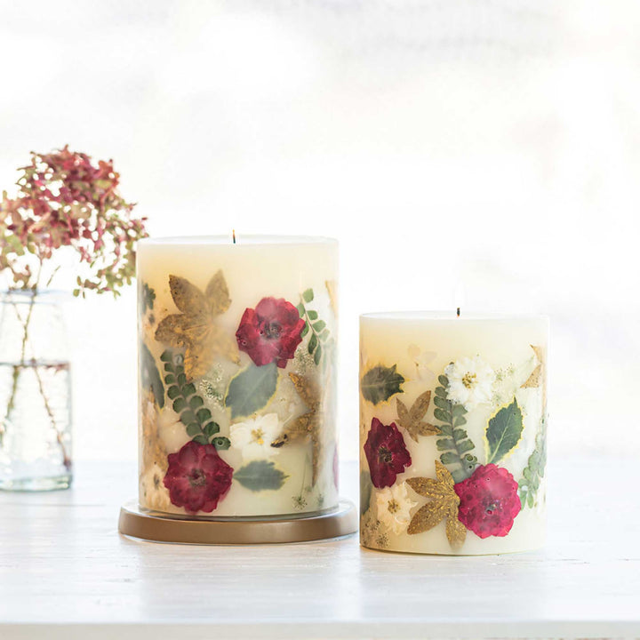 Winterberry Frost Small Round Botanical Candle-Small Botanical Candle 3 of 5