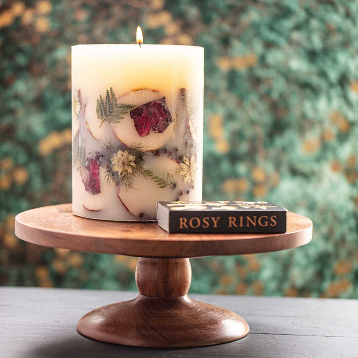 Spicy Apple Small Round Botanical Candle-Small Botanical Candle 3 of 4
