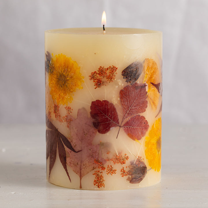 Harvest Pumpkin Medium Round Botanical Candle-Medium Botanical Candle 3 of 7