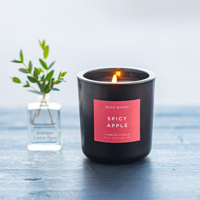 Spicy Apple Boxed Glass Tumbler Candle