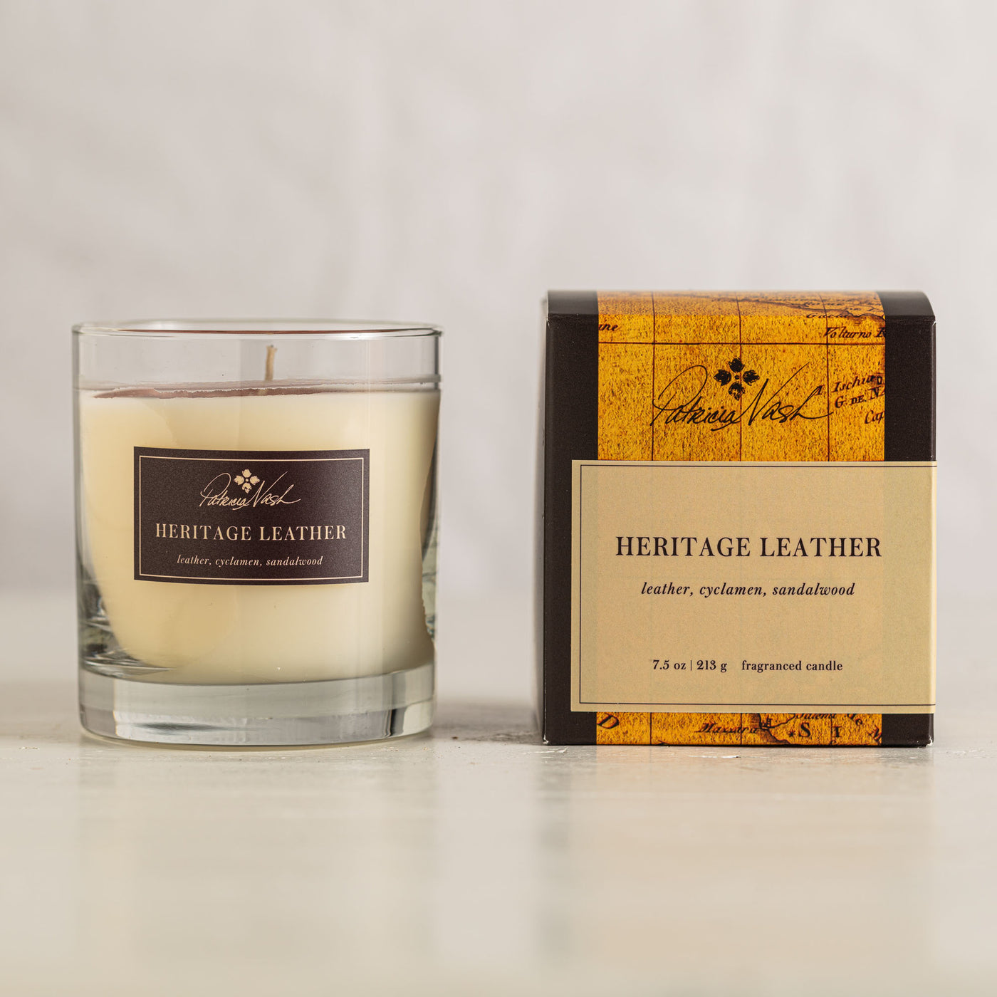 Patricia Nash Heritage Leather Candle