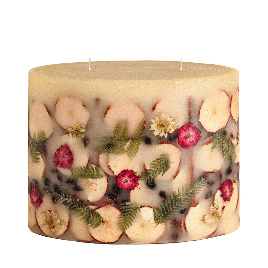 Spicy Apple Oval Botanical Candle-Oval Botanical Plate