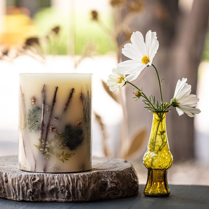 Forest Small Round Botanical Candle-Small Botanical Candle 3 of 4