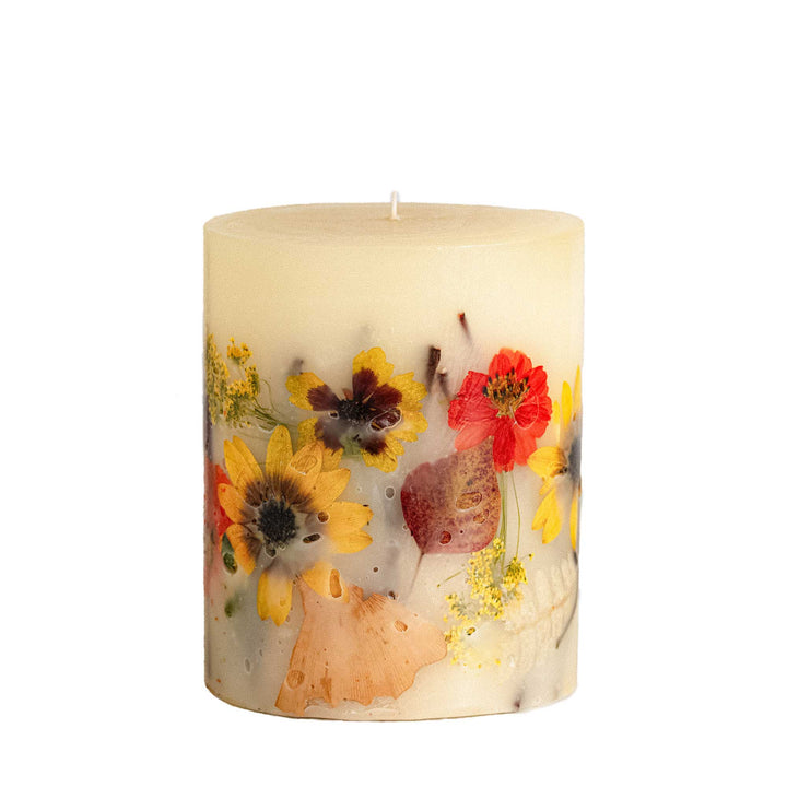 Honey Tobacco Small Round Botanical Candle-Small Botanical Candle 1 of 4