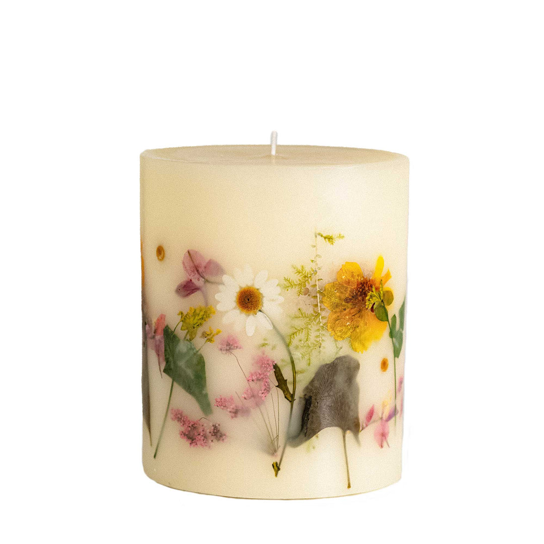 Lemon Blossom Small Round Botanical Candle-Small Botanical Candle