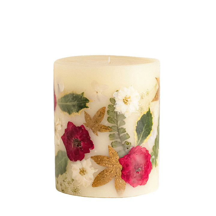 Winterberry Frost Small Round Botanical Candle-Small Botanical Candle 1 of 5
