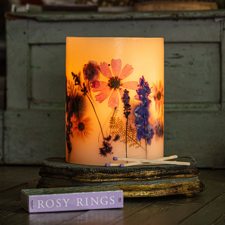 Roman Lavender Medium Round Botanical Candle-Medium Botanical Candle 2 of 3