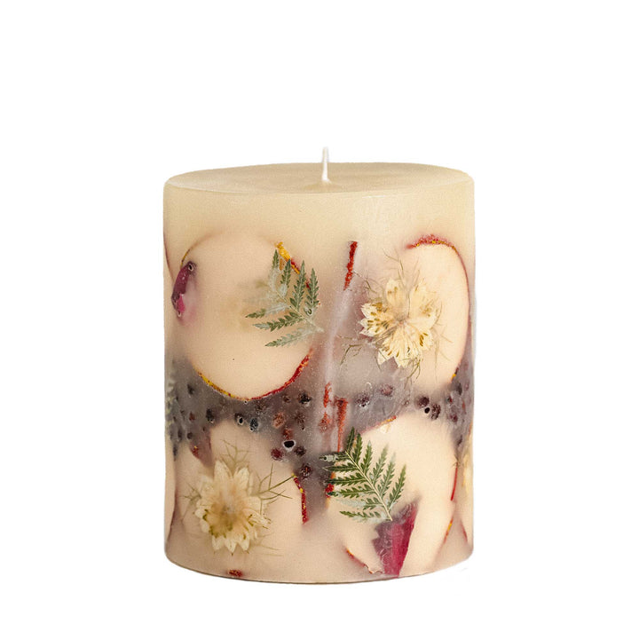 Spicy Apple Small Round Botanical Candle-Small Botanical Candle 1 of 4
