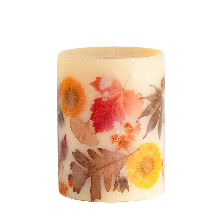 Harvest Pumpkin Medium Round Botanical Candle-Medium Botanical Candle 1 of 7