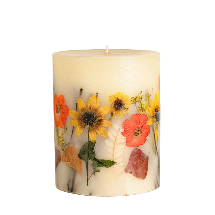 Honey Tobacco Medium Round Botanical Candle-Medium Botanical Candle 1 of 3