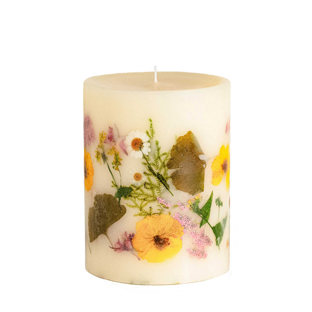 Lemon Blossom Medium Round Botanical Candle-Medium Botanical Candle