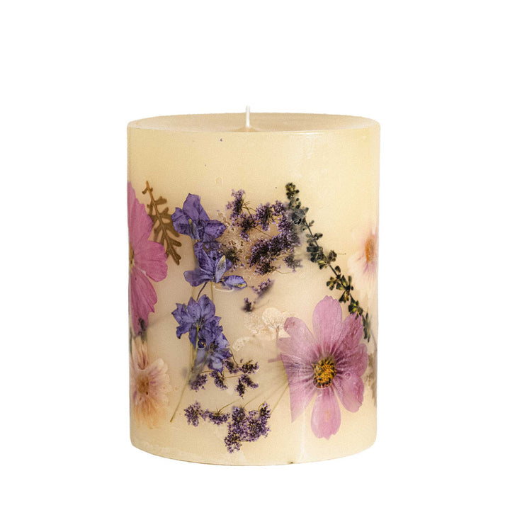Roman Lavender Medium Round Botanical Candle-Medium Botanical Candle 1 of 3