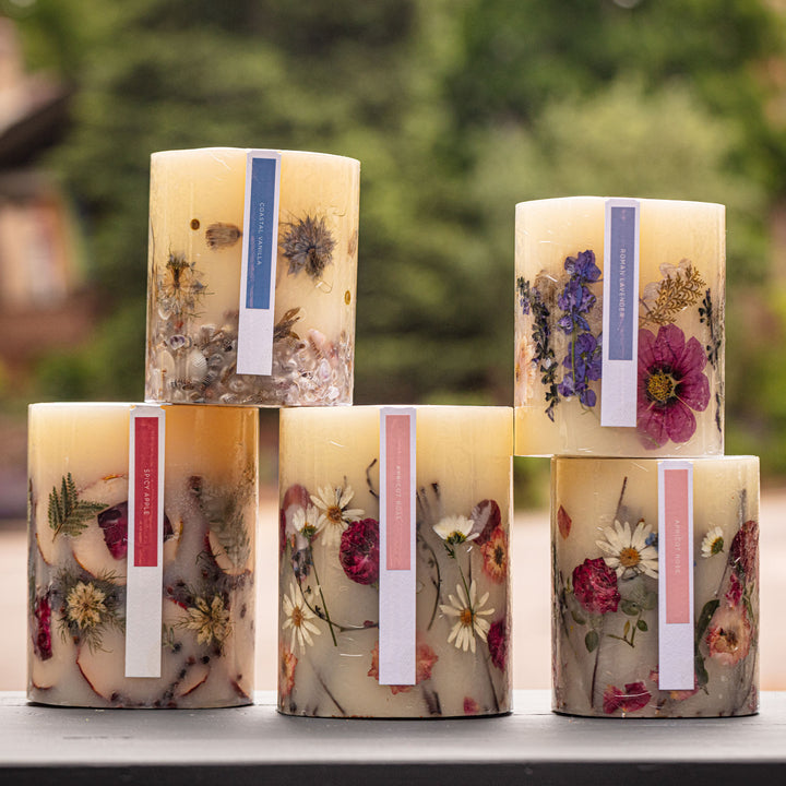 Spicy Apple Medium Round Botanical Candle-Medium Botanical Candle 5 of 5