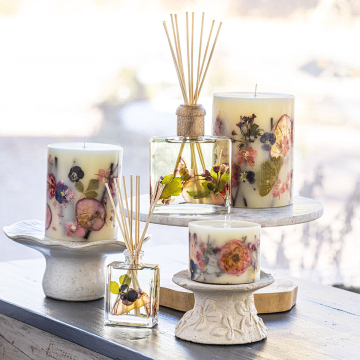 Blushing Rosewood 4oz Botanical Reed Diffuser-4oz Botanical Diffuser 4 of 5
