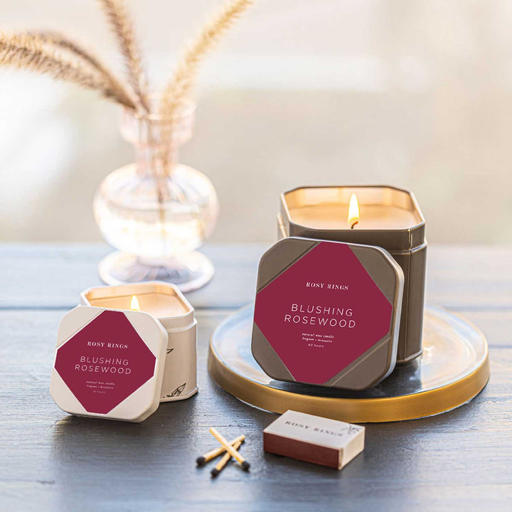 Blushing Rosewood Signature Tin-Signature Tin Candle 3 of 4