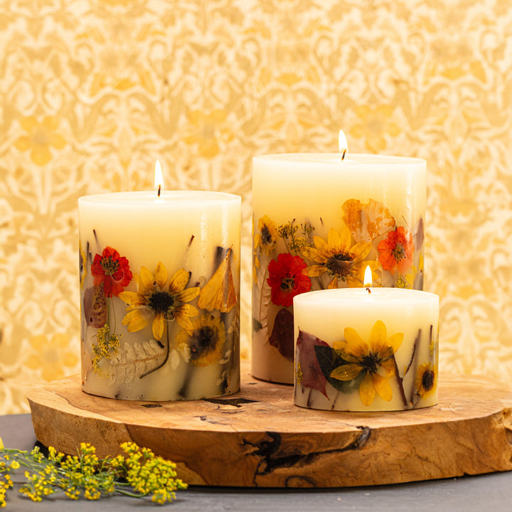 Honey Tobacco Petite Oval Botanical Candle-Petite Botanical Candle 2 of 4