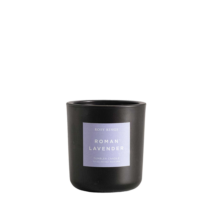 Roman Lavender Boxed Glass Tumbler Candle-Tumbler Candle 1 of 4