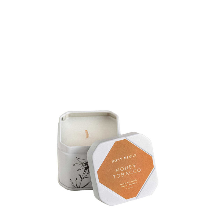 Honey Tobacco Travel Tin-Travel Tin Candle 1 of 9