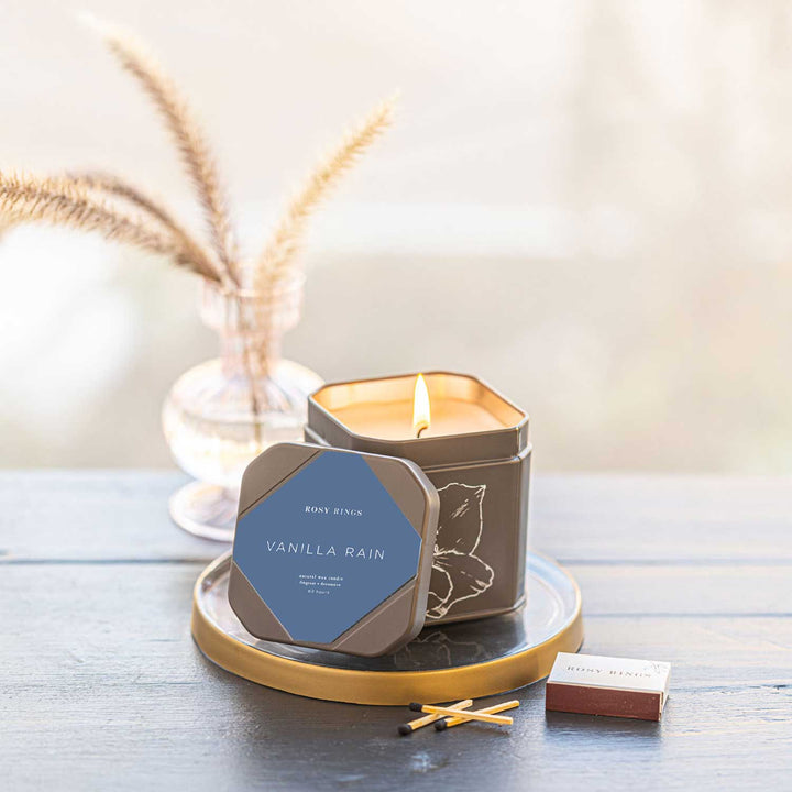 Vanilla Rain Signature Tin-Signature Tin Candle 2 of 4