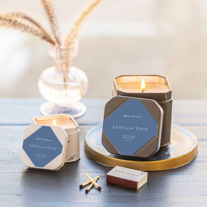 Vanilla Rain Signature Tin-Signature Tin Candle 4 of 4