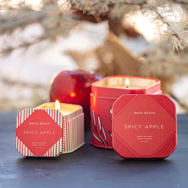 Spicy Apple Red Travel Tin-Travel Tin Candle 3 of 3