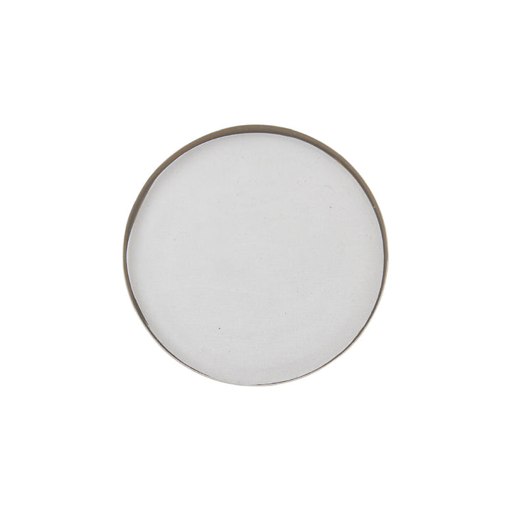 6" Gilded Glass Coaster for Medium Round Botanical Candles-Candle Plate 4 of 4