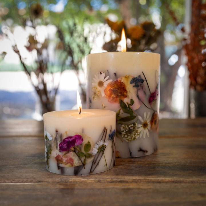 Apricot Rose Petite Oval Botanical Candle-Petite Botanical Candle 3 of 4