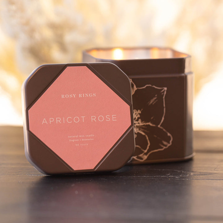 Apricot Rose Signature Tin-Signature Tin Candle 2 of 6