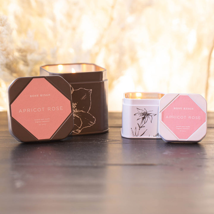 Apricot Rose Signature Tin-Signature Tin Candle 3 of 6