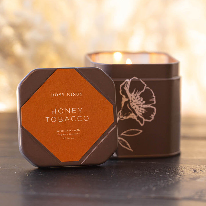 Honey Tobacco Signature Tin-Signature Tin Candle 2 of 7
