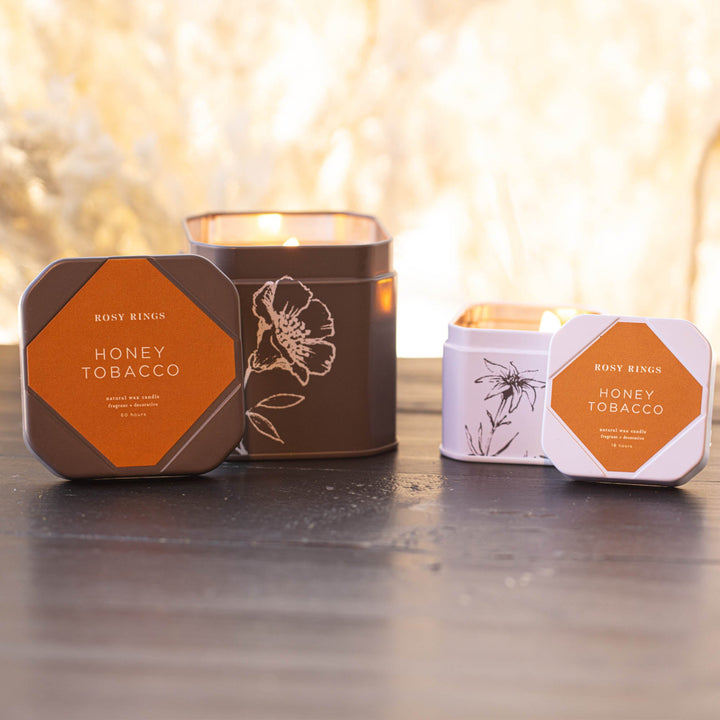 Honey Tobacco Travel Tin-Travel Tin Candle 6 of 9
