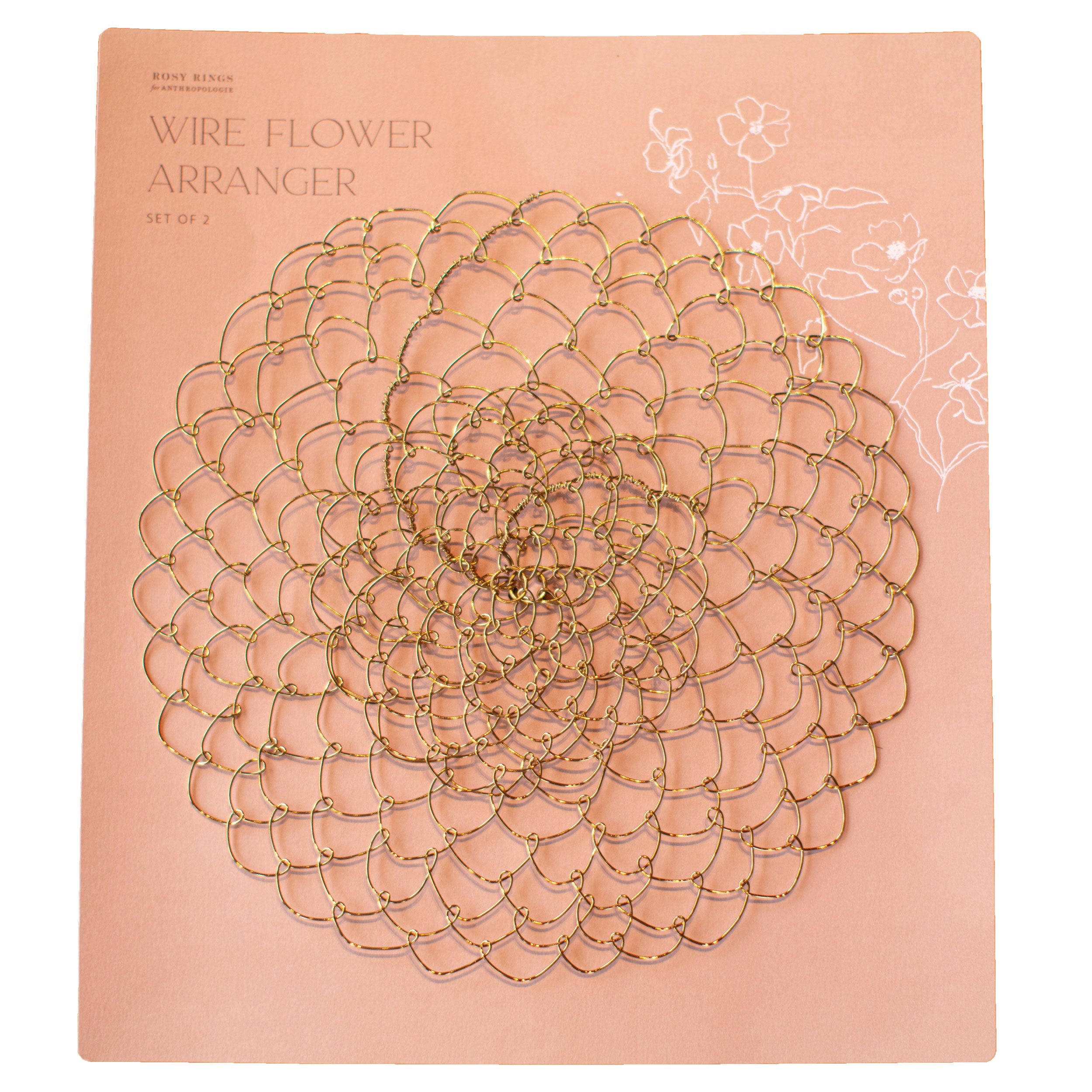 Wire Flower Arranger - Set of 2 – Rosy Rings