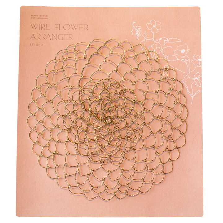 Wire Flower Arranger - Set of 2-Floral Arranger 1 of 9