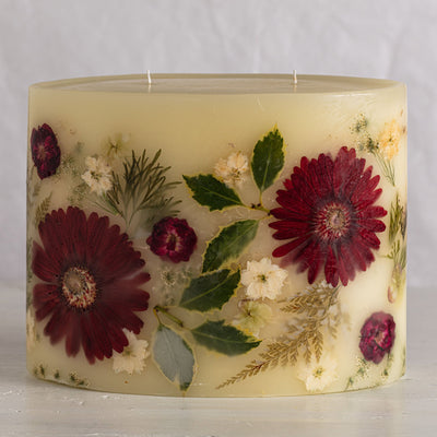 Red Currant + Cranberry Oval Botanical Candle