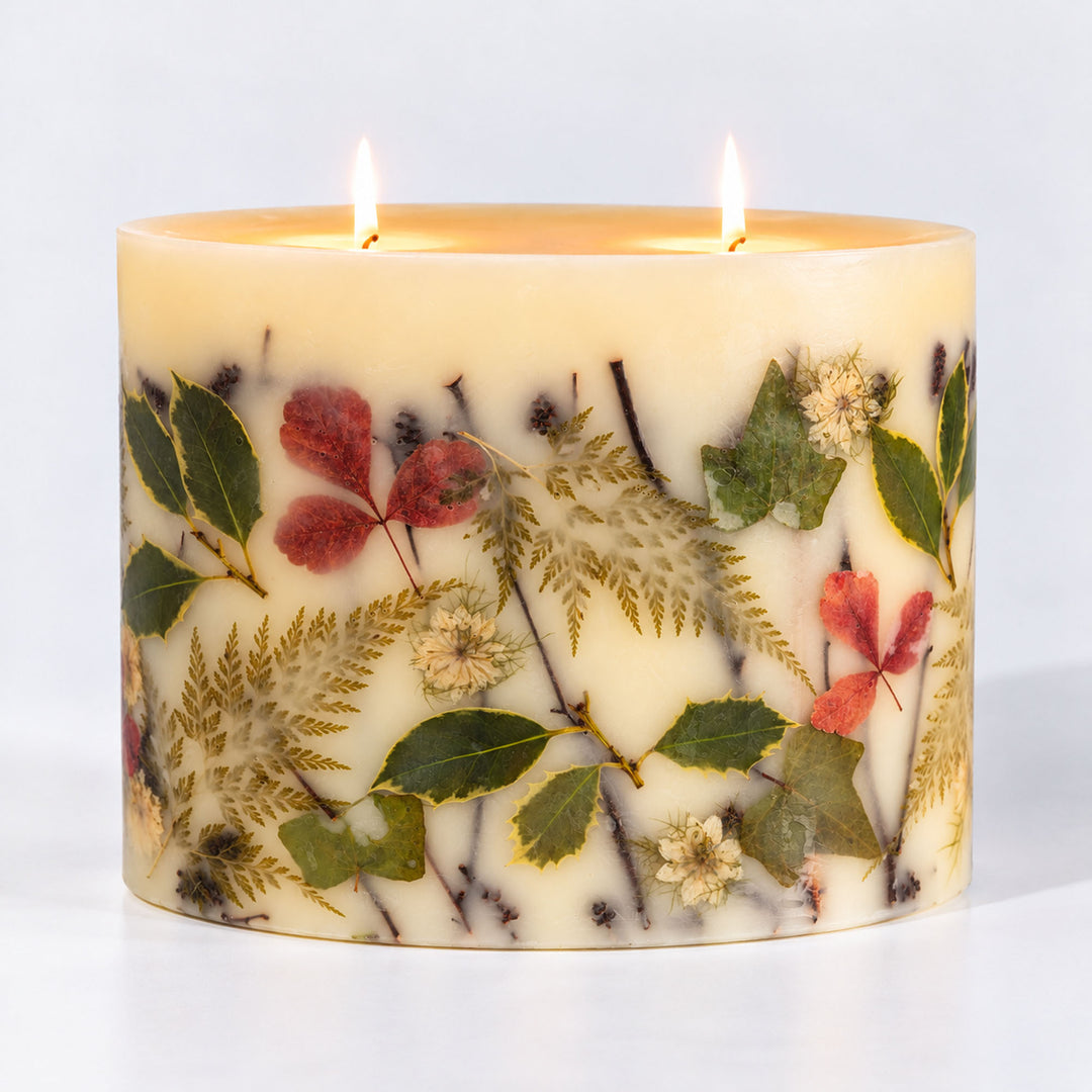 Centerpiece Botanical Candle - Forest-Oval Botanical Plate