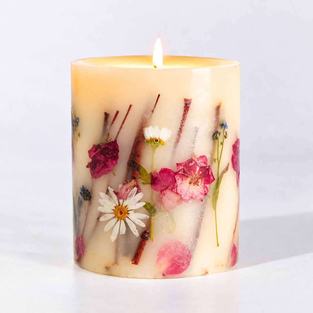 Accent Botanical Candle - Apricot Rose-Small Botanical Candle