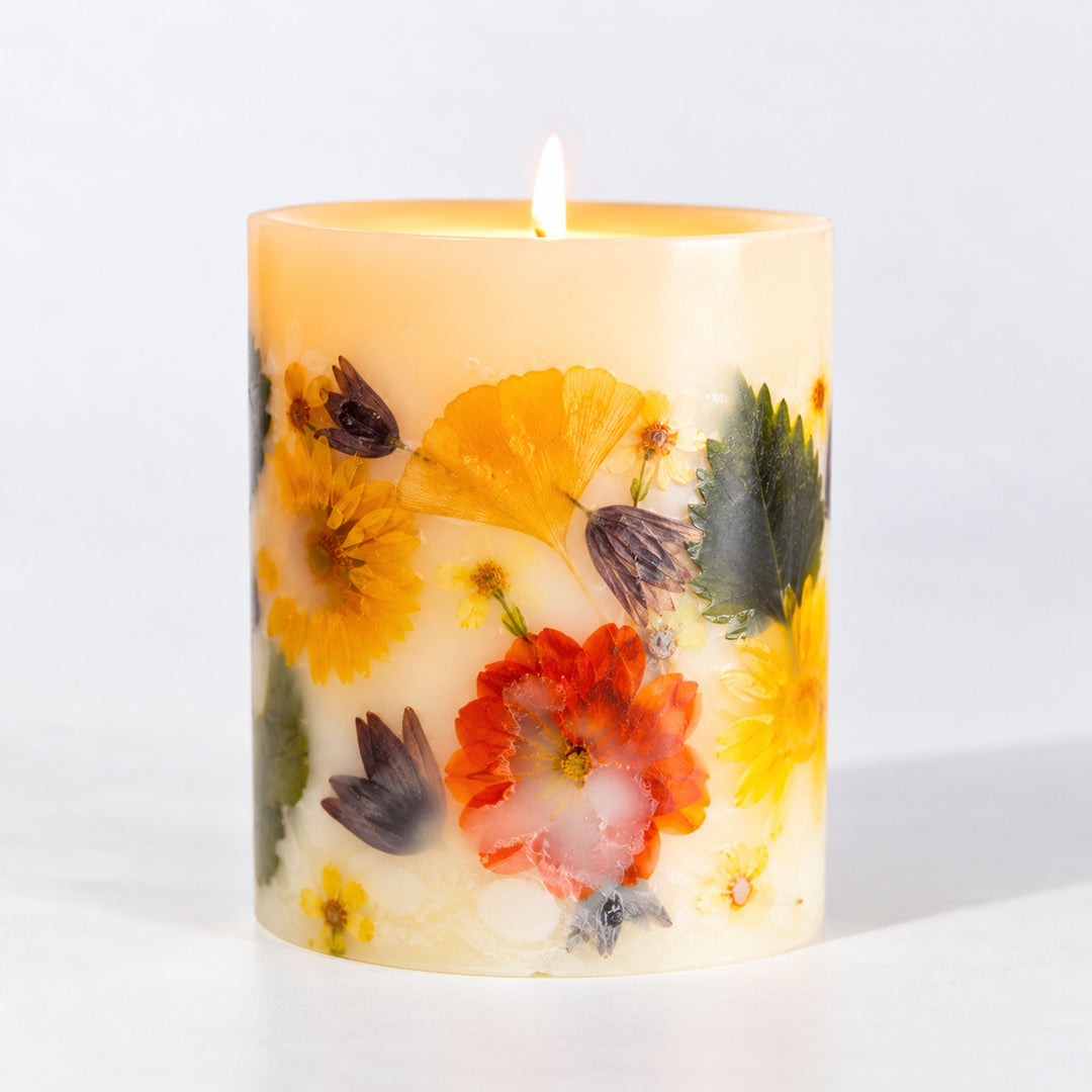 Accent Botanical Candle - Harvest Pumpkin-Small Botanical Candle