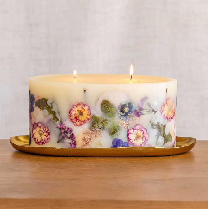 Statement Botanical Candle - Blushing Rosewood-Brick Botanical Candle 2 of 4