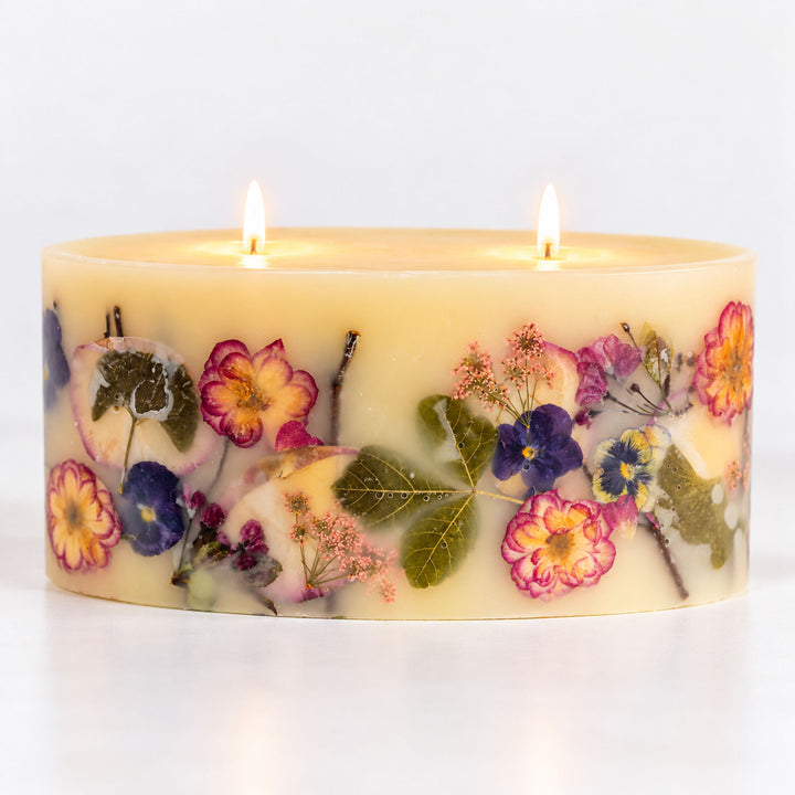 Statement Botanical Candle - Blushing Rosewood-Brick Botanical Candle 1 of 5