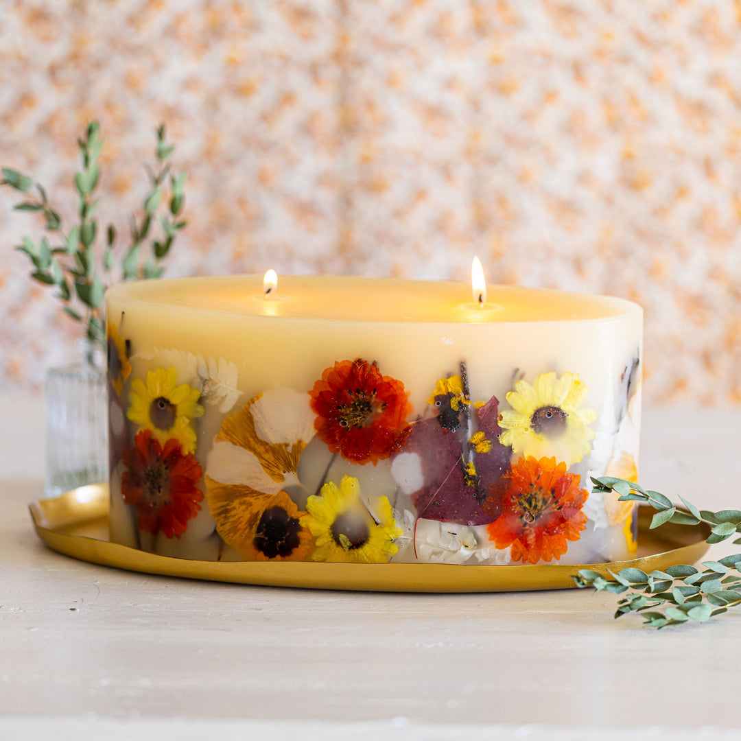 Statement Botanical Candle - Honey Tobacco-Brick Botanical Candle