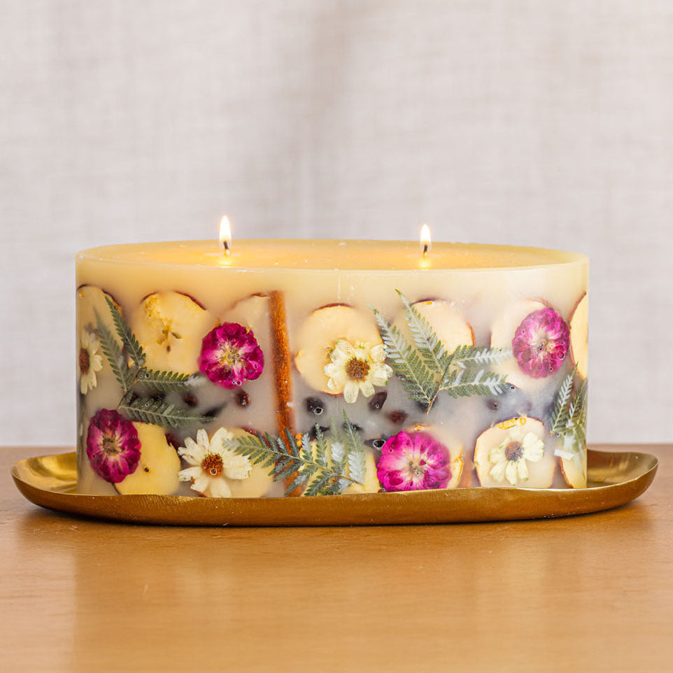 Statement Botanical Candle - Spicy Apple-Brick Botanical Candle