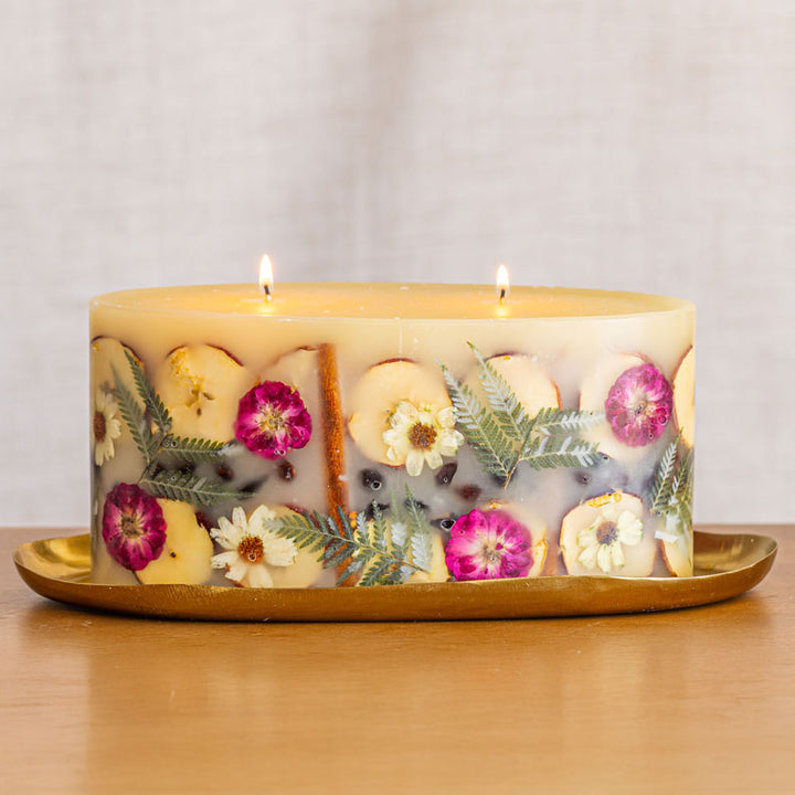 Statement Botanical Candle - Spicy Apple-Brick Botanical Candle 1 of 4