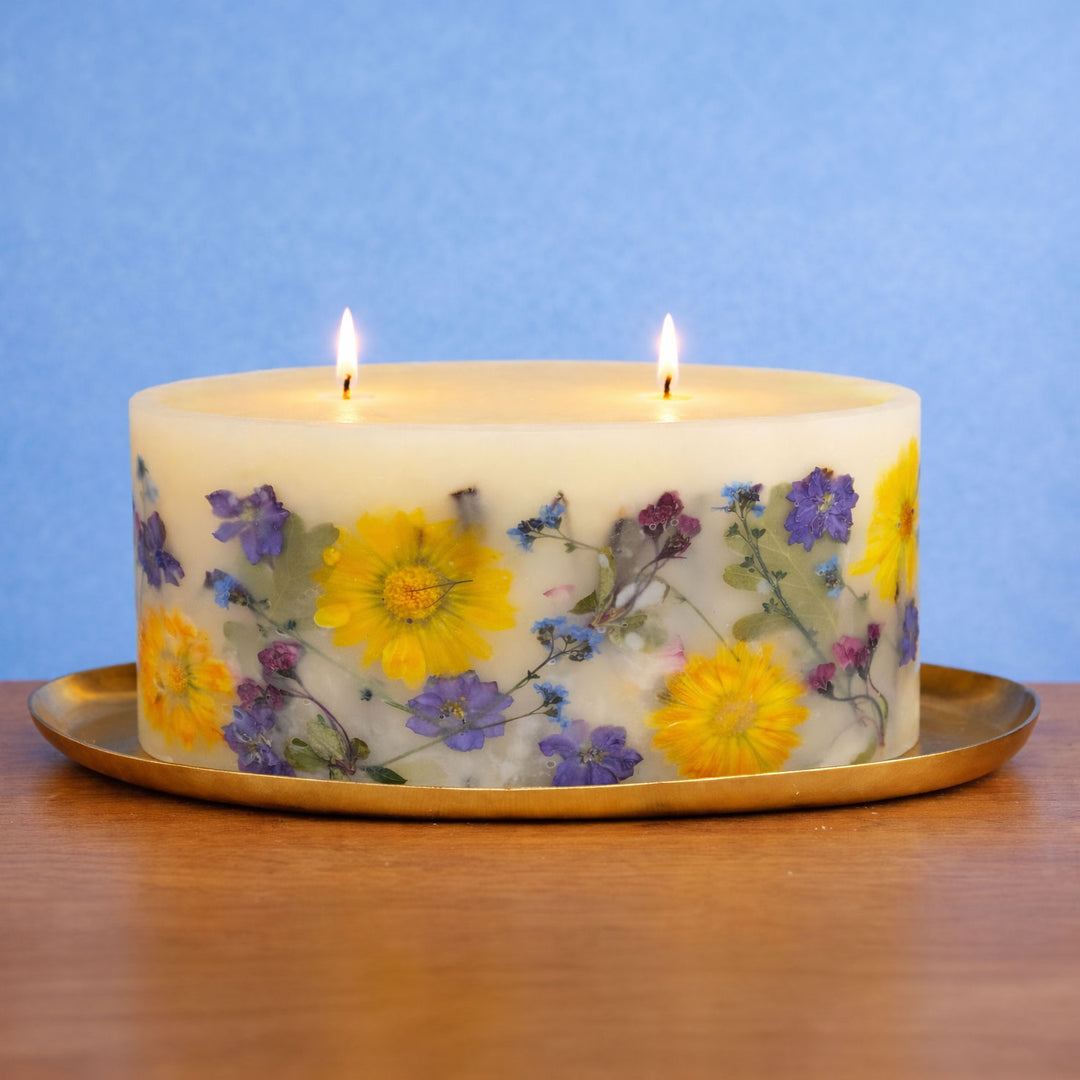Statement Botanical Candle - Summer Shores-Statement Botanical Candle