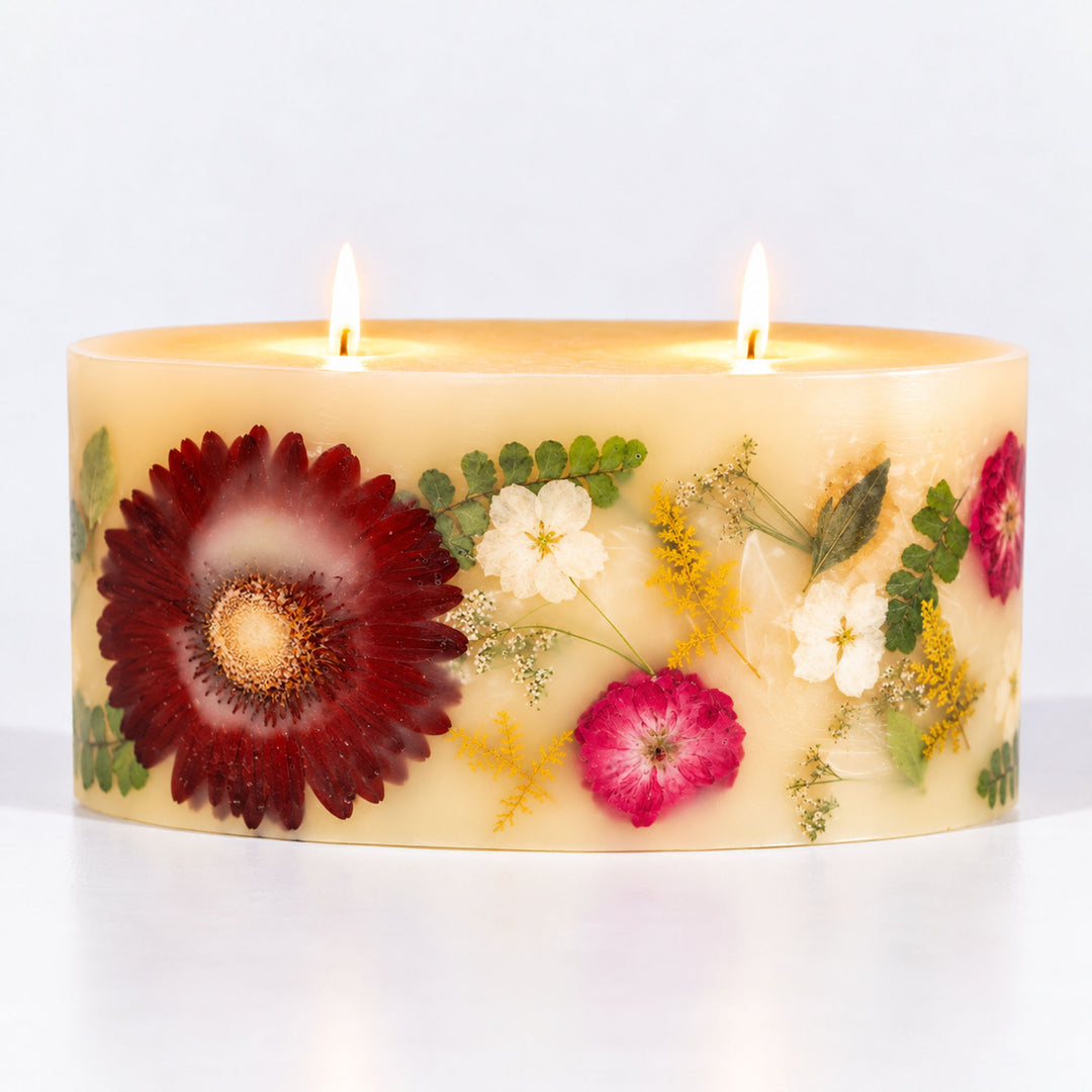 Statement Botanical Candle - Winterberry Frost-Brick Botanical Candle