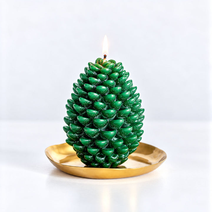 Signature Sculpted Pinecone Candle - Forest-Candles 1 of 6