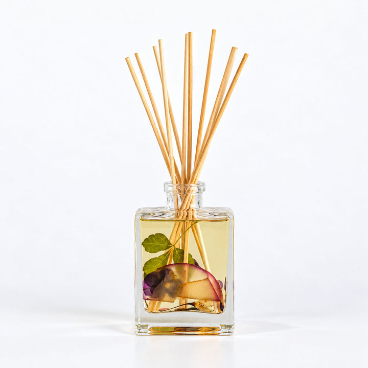 Accent Botanical Reed Diffuser - Blushing Rosewood-4oz Botanical Diffuser 1 of 7