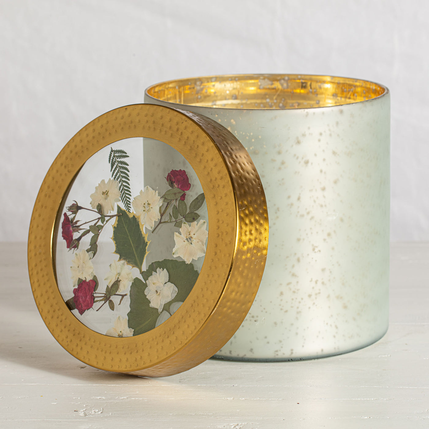 Berry & Oud XL Pressed Floral Candle