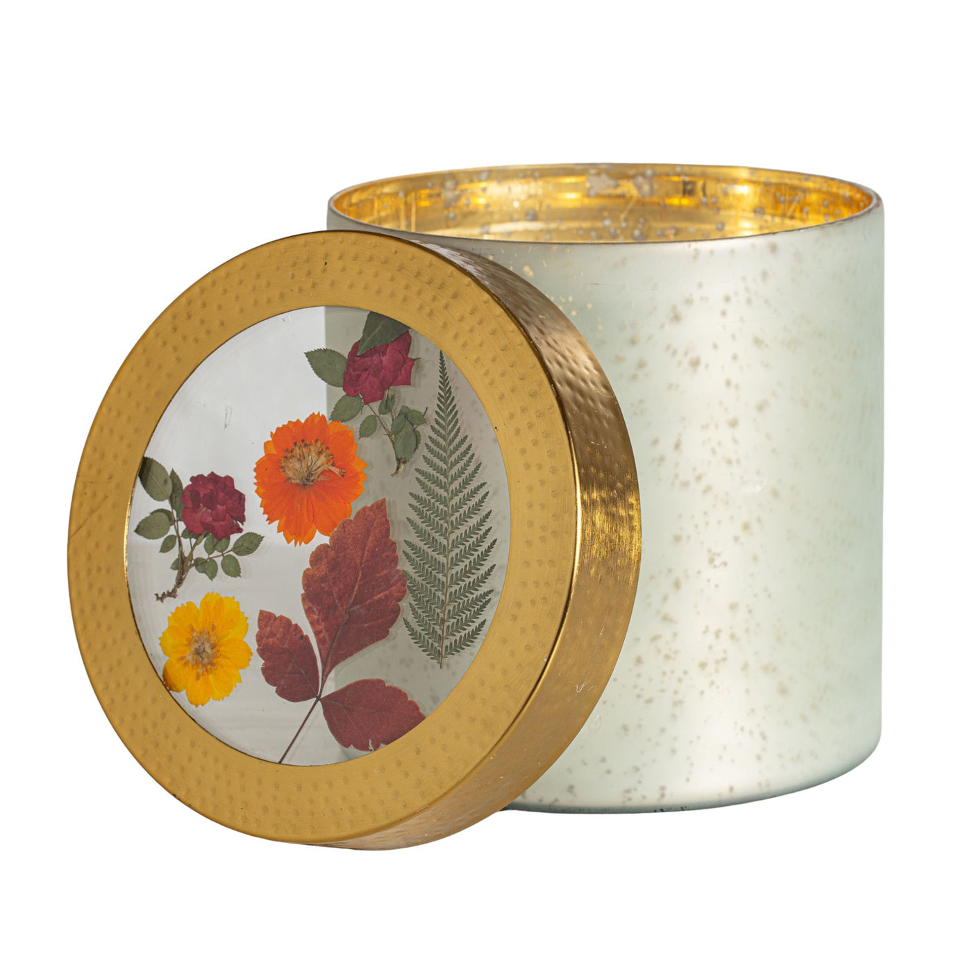 Geranium & Oud XL Pressed Floral Candle