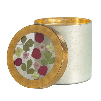 Yuzu & Wild Palm XL Pressed Floral Candle