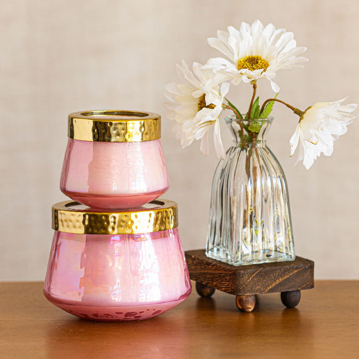 Accent Watercolor Pressed Floral Candle - Luna Flower-Pressed Floral Candles 5 of 8